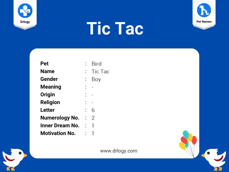 Tic Tac Name Meaning
